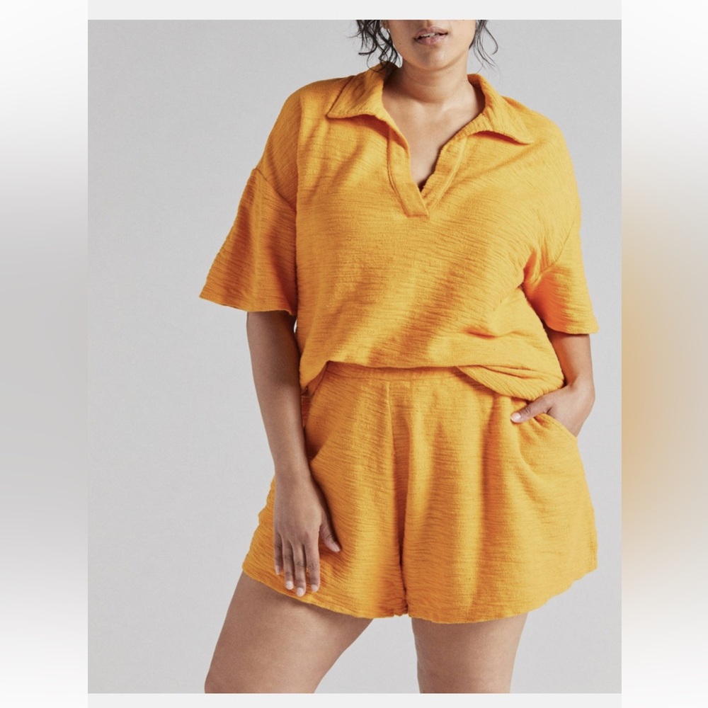 ANTHROPOLOGIE T.la LOUNGE SET 100 % cotton orange